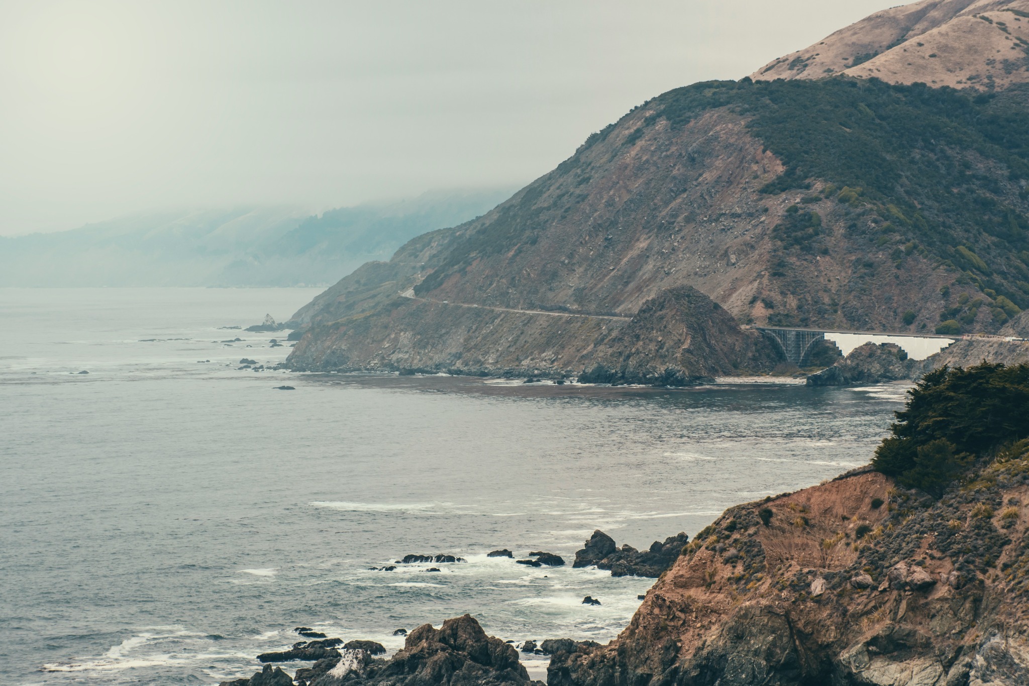Rocky Big Sur coastline